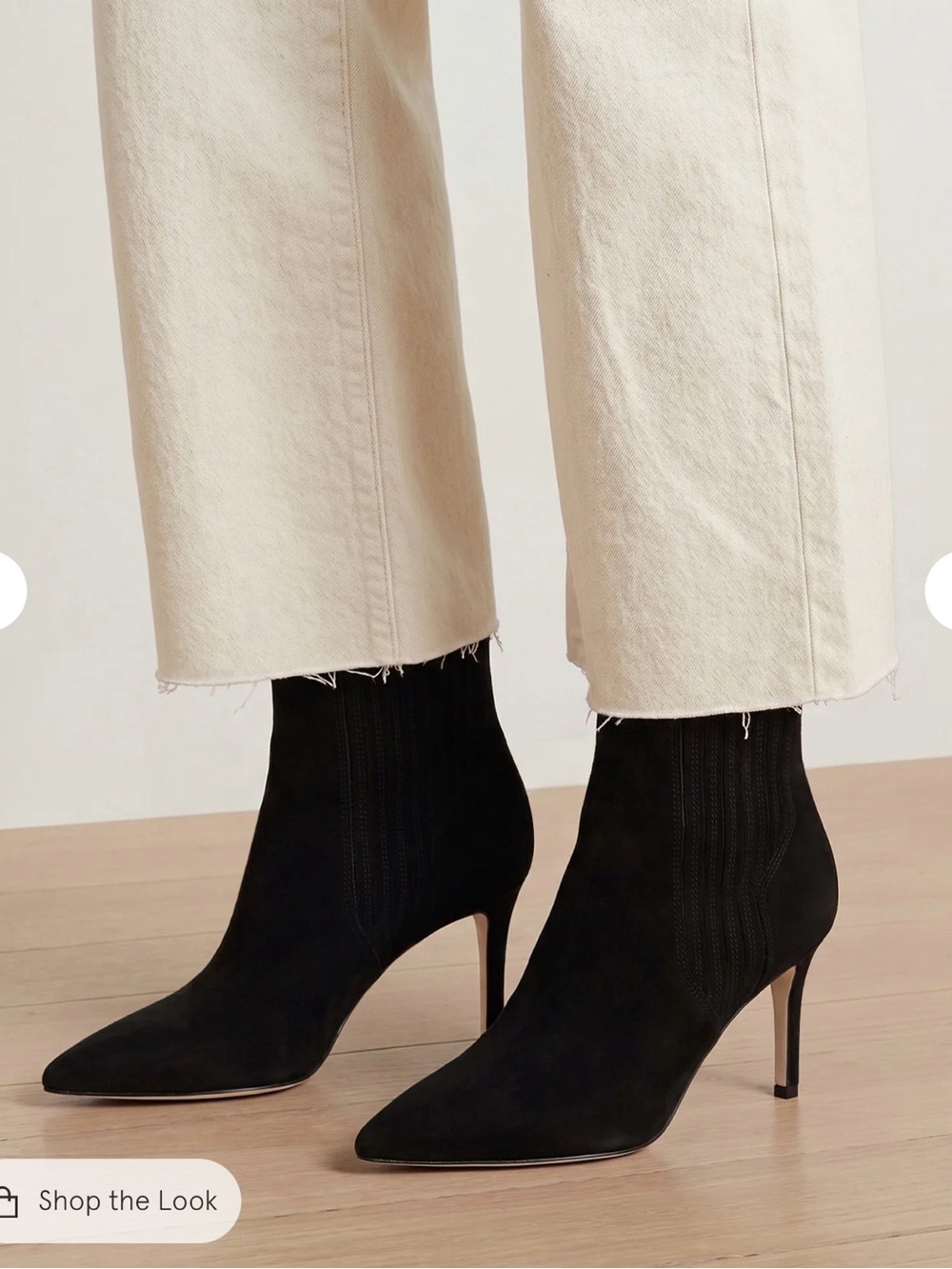 Veronica Beard Black Suede Pointed-Toe Stiletto Ankle Boots